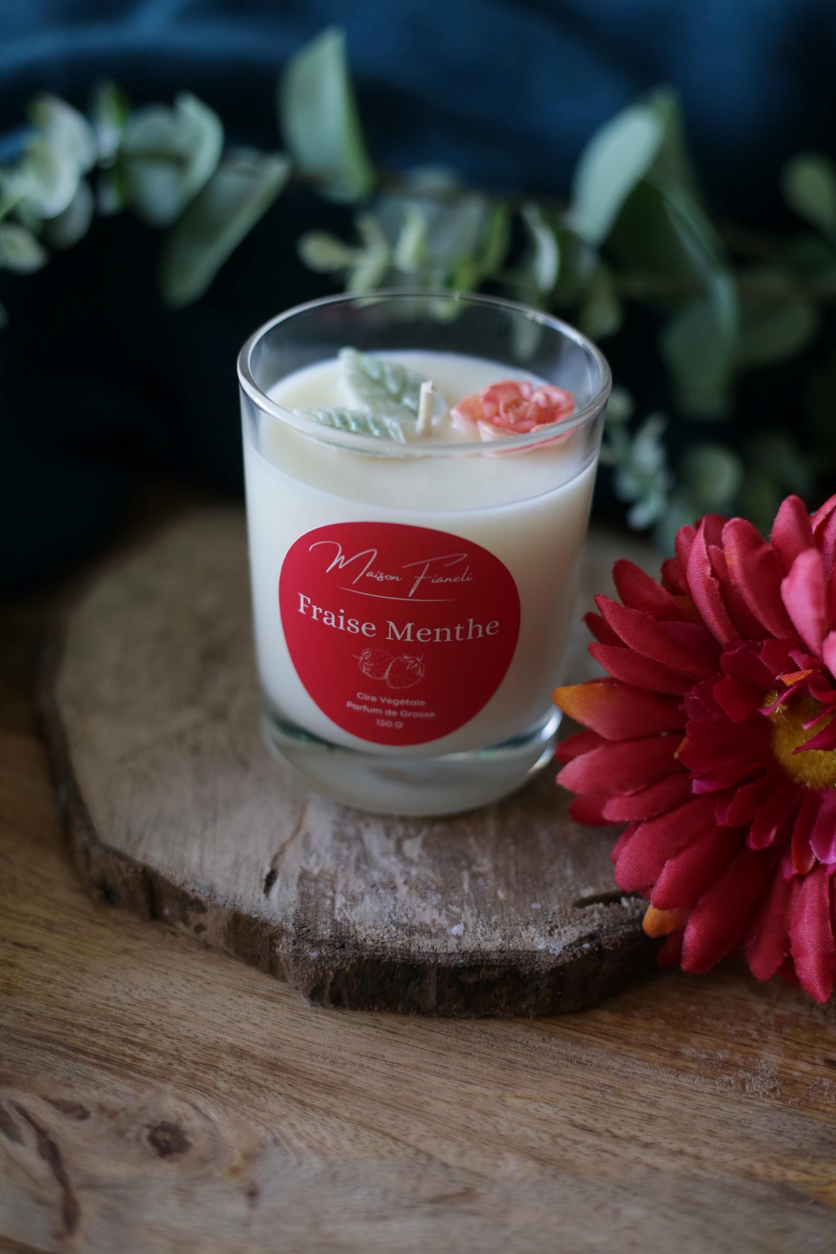 Bougie Parfumée - Fraise et Menthe