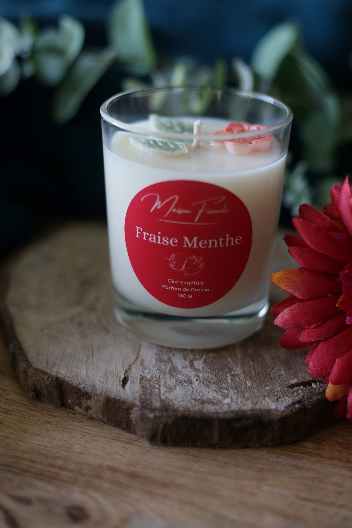 Bougie Parfumée - Fraise et Menthe