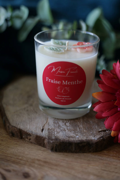 Bougie Parfumée - Fraise et Menthe
